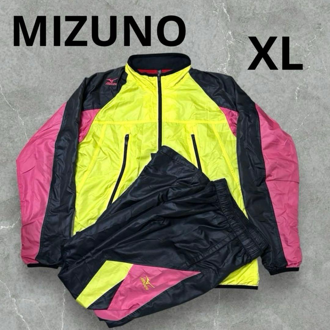ミズノ　ウィンドブレーカー　上下　セットアップ　ブレスサーモ　XL 男女兼用