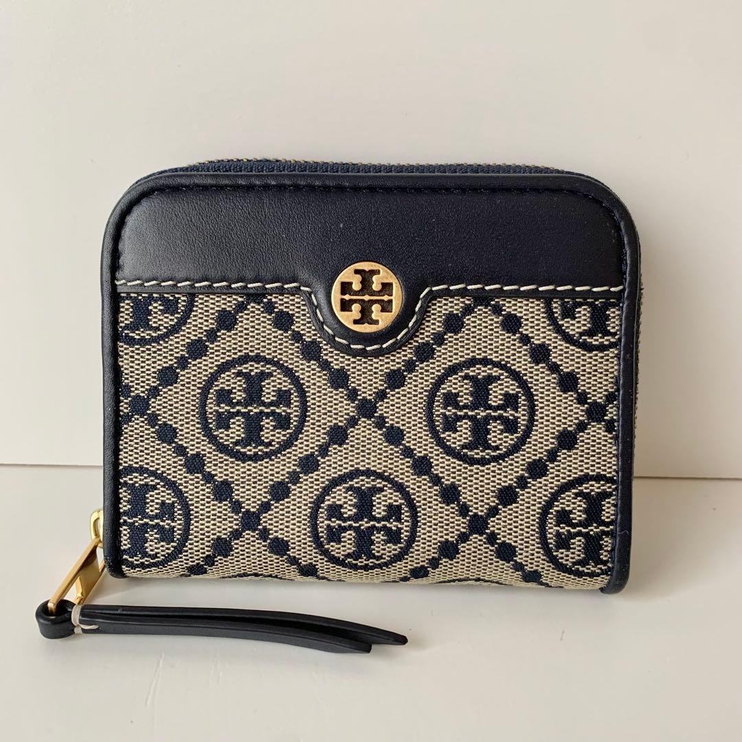 【TORY BURCH】トリーバーチ　ケース　ミニ財布　ネイビー　紺色