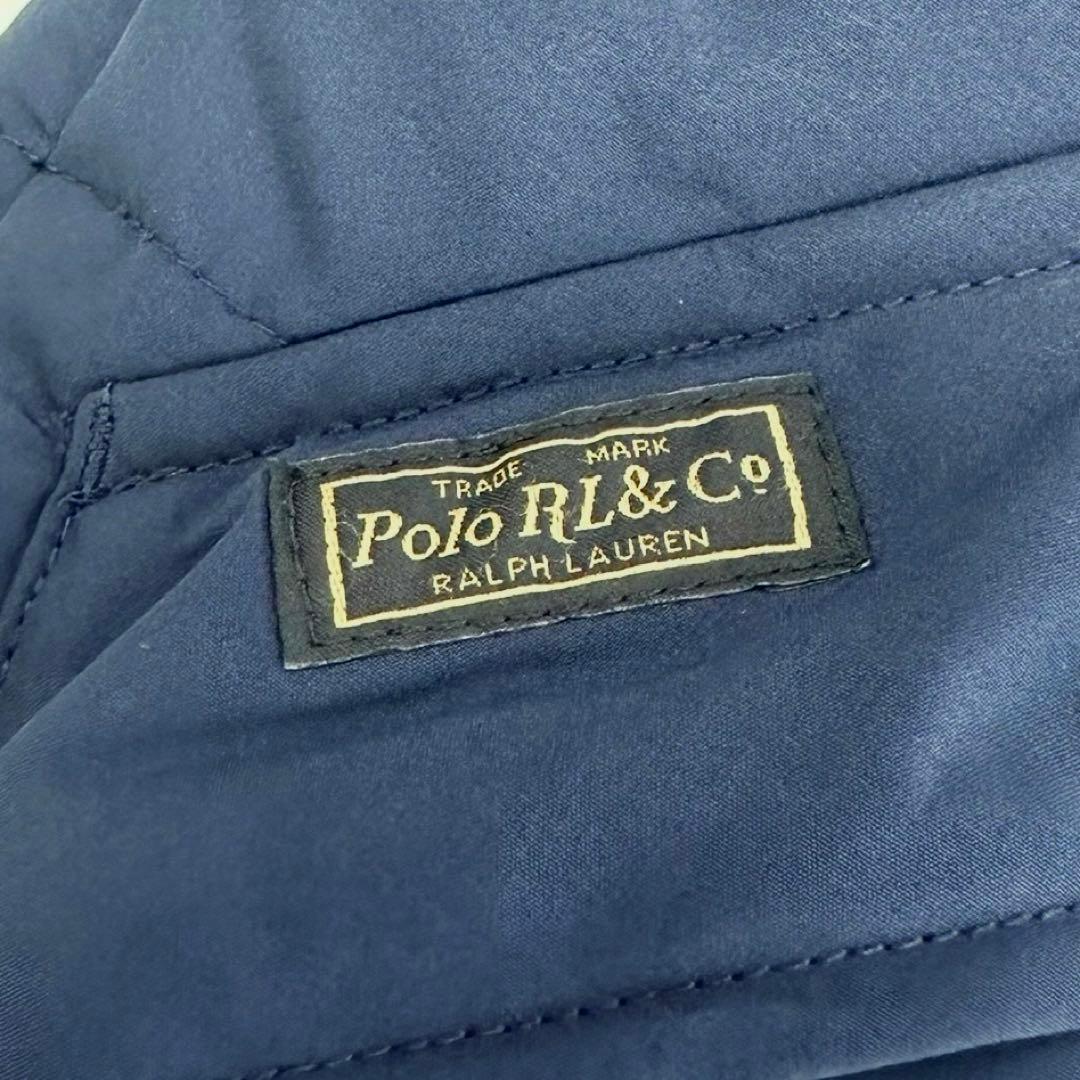 ポロラルフローレン　ダウンベスト　ネイビー　レディース　ポニー　フーデッド　M