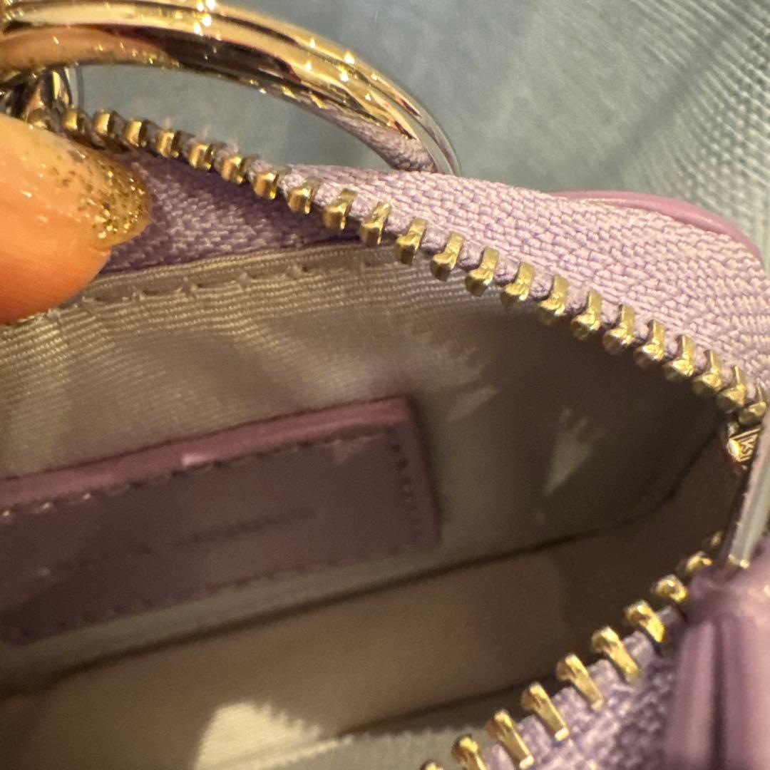 マークジェイコブス 薄紫 スマホショルダーバッグ