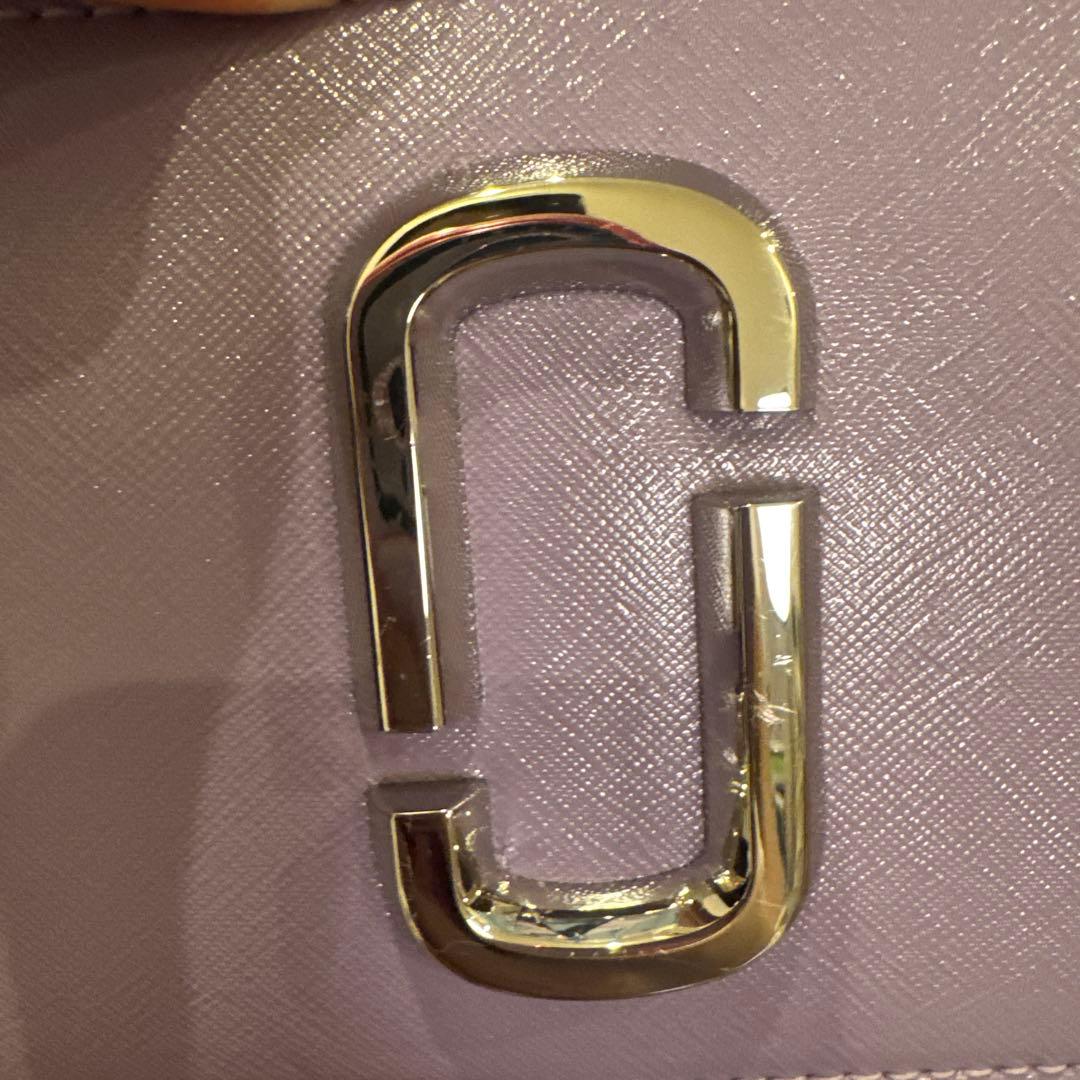 マークジェイコブス 薄紫 スマホショルダーバッグ