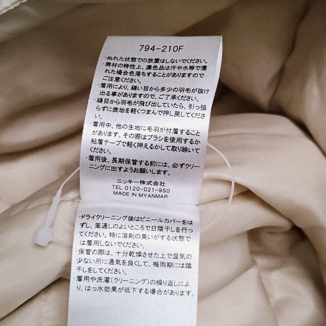 【a1976】FILA フィラ ゴルフ ダウン ジャケット L フード付き