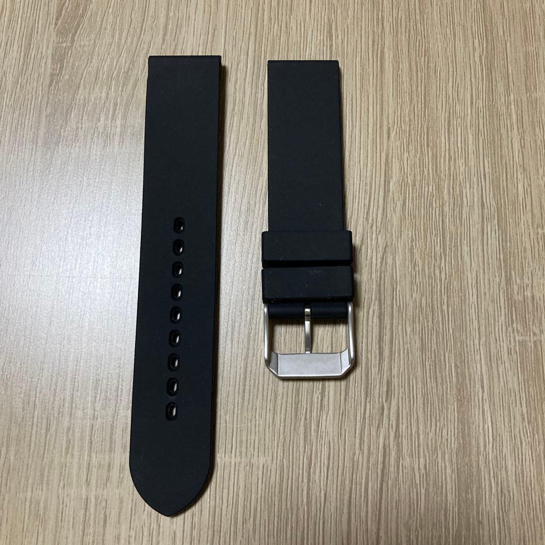 【美品】ジン（Sinn） 純正替えラバーベルト　ブラック　20㎜