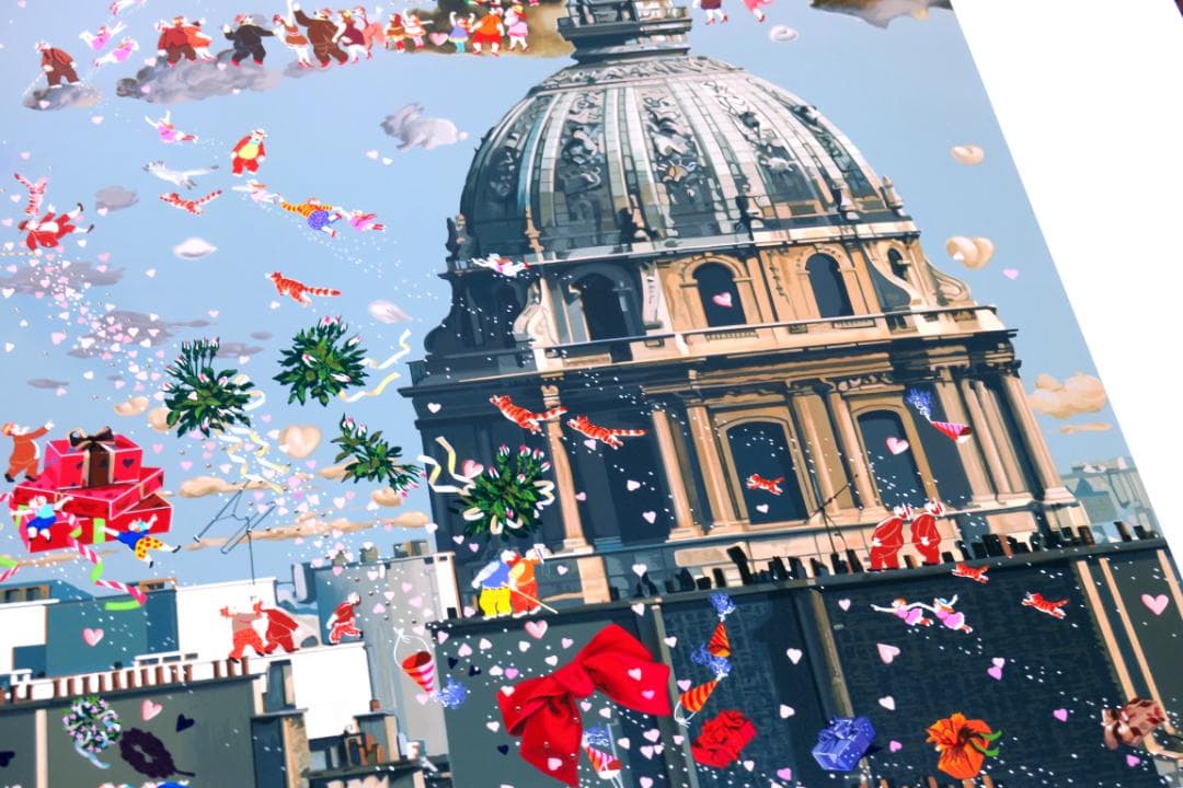 【ヒロ・ヤマガタ】　山形博導　　パリスオーケストラ　　シルクスクリーンシート