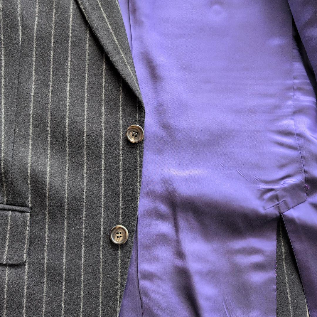 エルメネジルド・ゼニア フランネルストライプスーツ