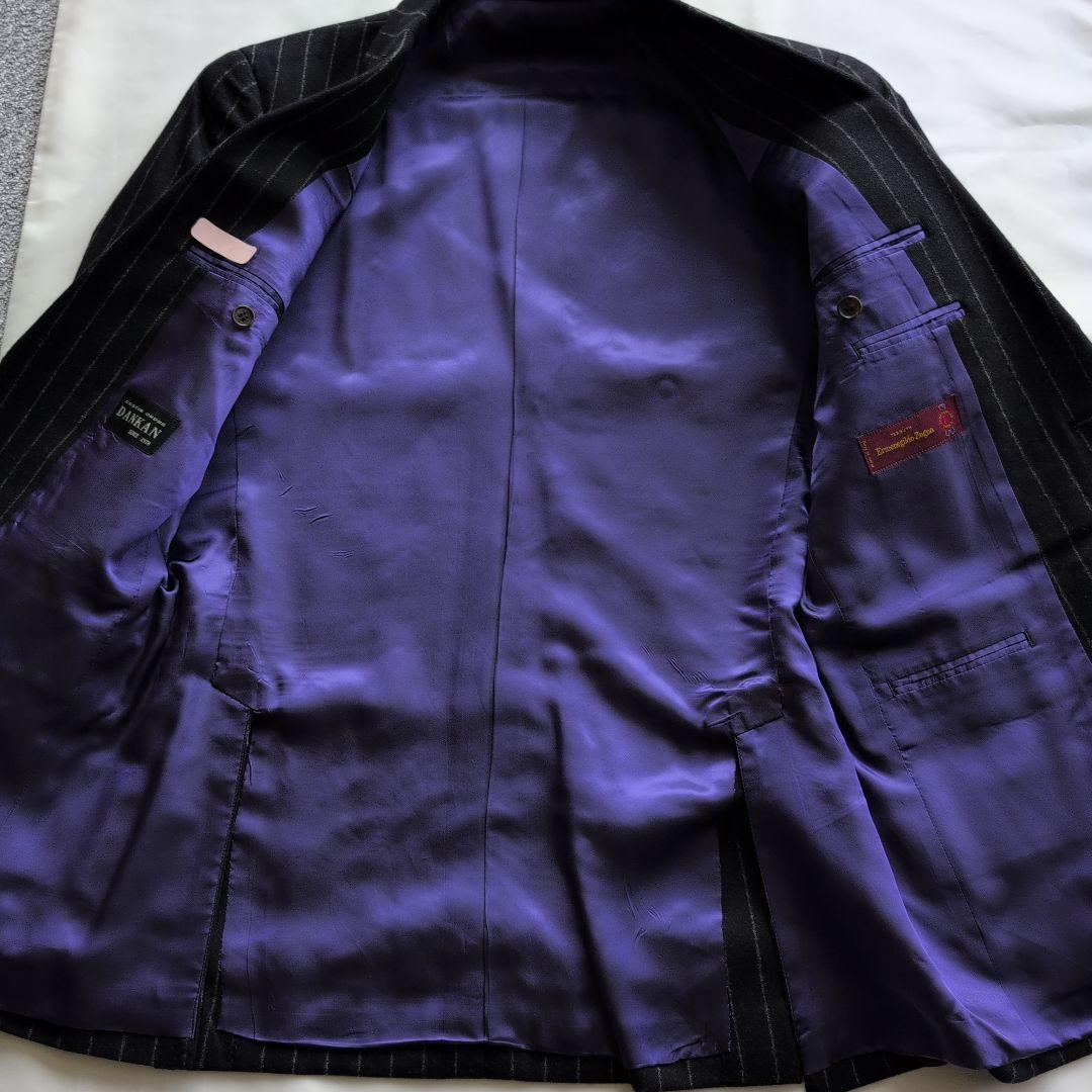 エルメネジルド・ゼニア フランネルストライプスーツ