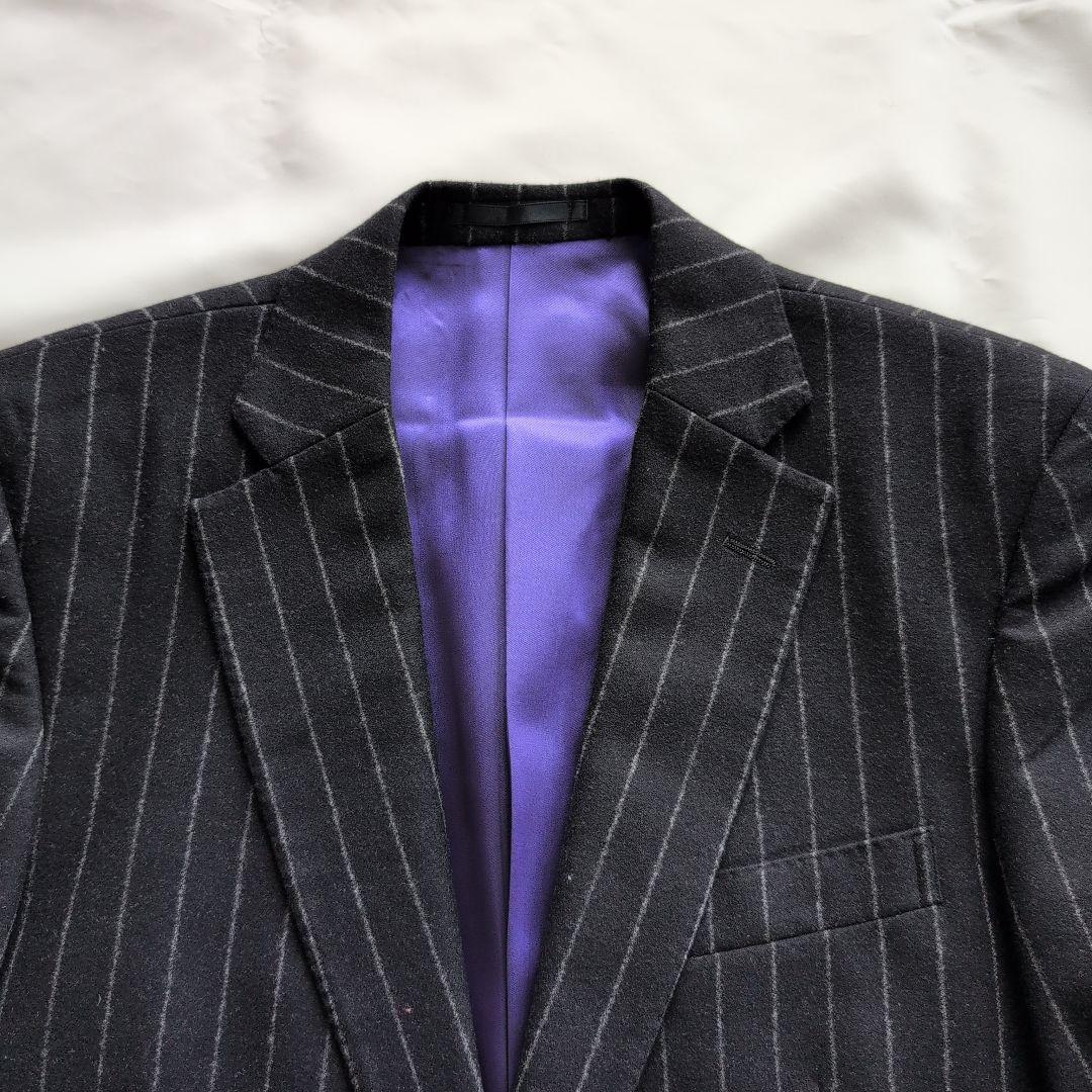 エルメネジルド・ゼニア フランネルストライプスーツ