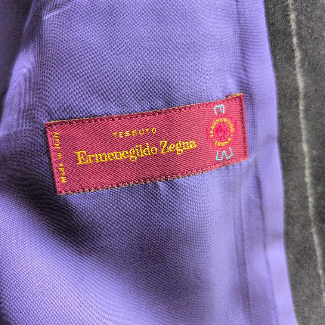 エルメネジルド・ゼニア フランネルストライプスーツ