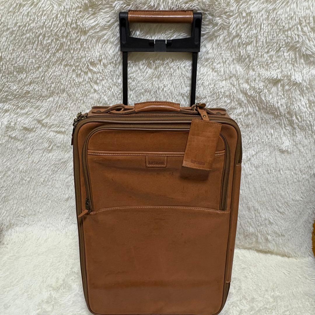 hartmann キャリーケース　レザー