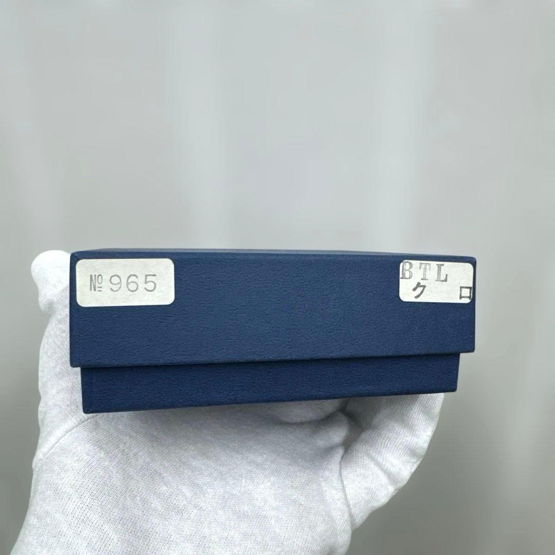 未使用品 大峡製鞄 レザー 二つ折り財布 ブラック