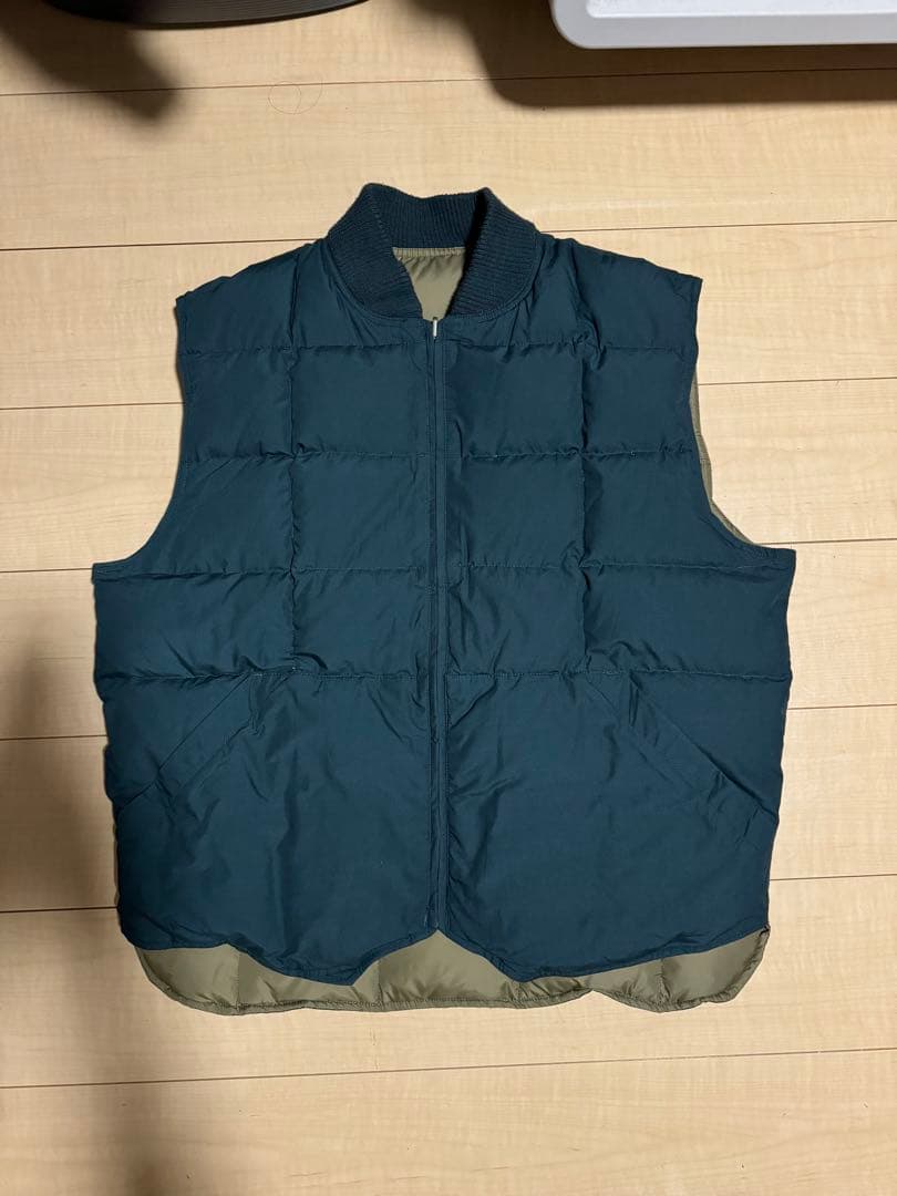 エディーバウアー　Eddie Bauer ダウンベスト　リバーシブル