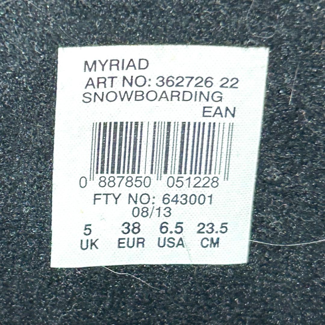 SALOMON MYRIAD BOA スノーボードブーツ 23.5 ブラック