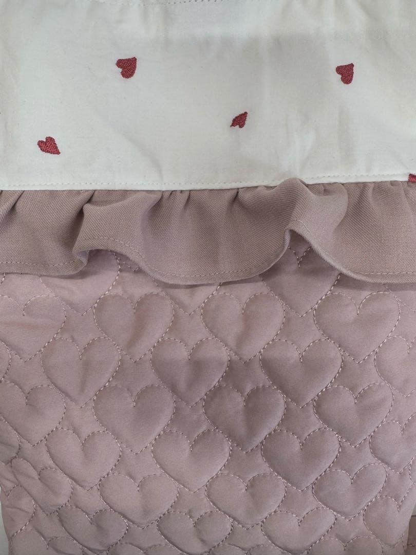 3点set ハートキルティング　オーダー　レッスンバッグ　上履き袋　体操服袋