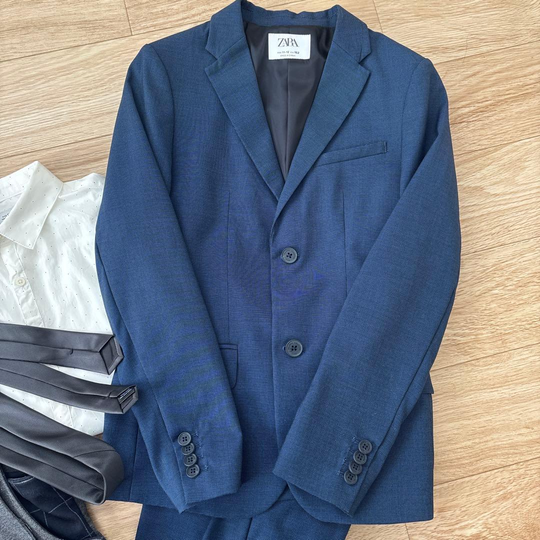 美品ZARA 子供用フォーマルスーツ 11-12歳　卒業式