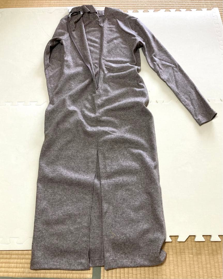 【新品】ZARA（ザラ）、ロングワンピース、ウールブレンド、Lサイズ