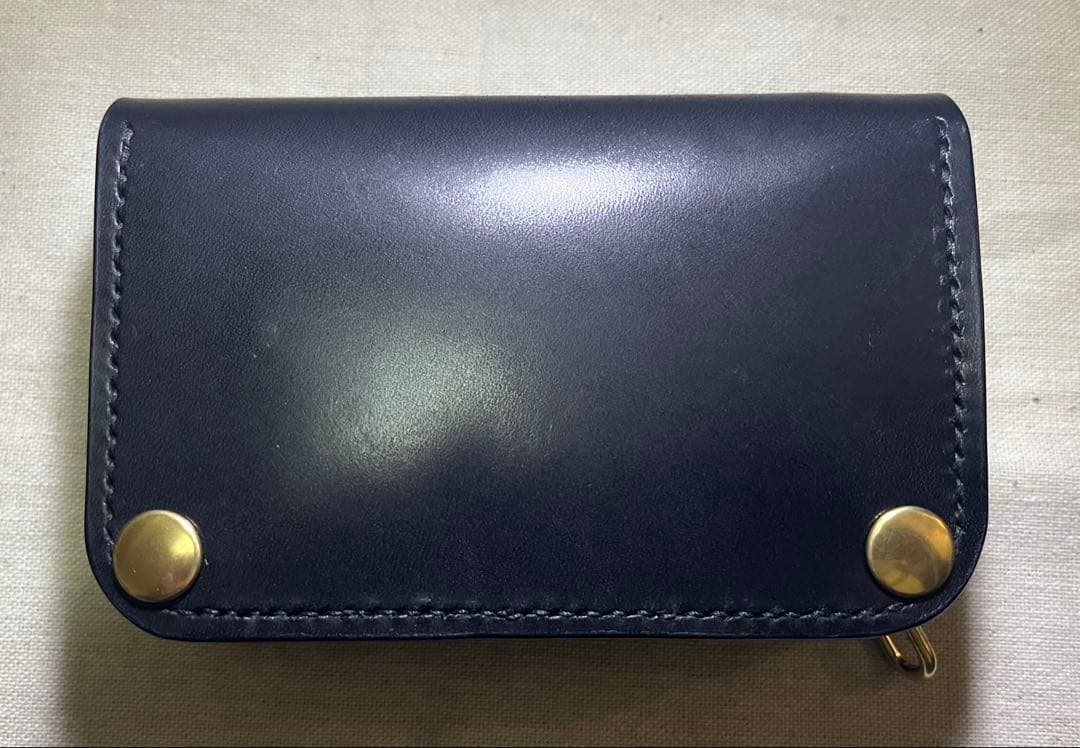 ミドル トラッカーウォレット 姫路レザー フルタンニン オイルワックス
