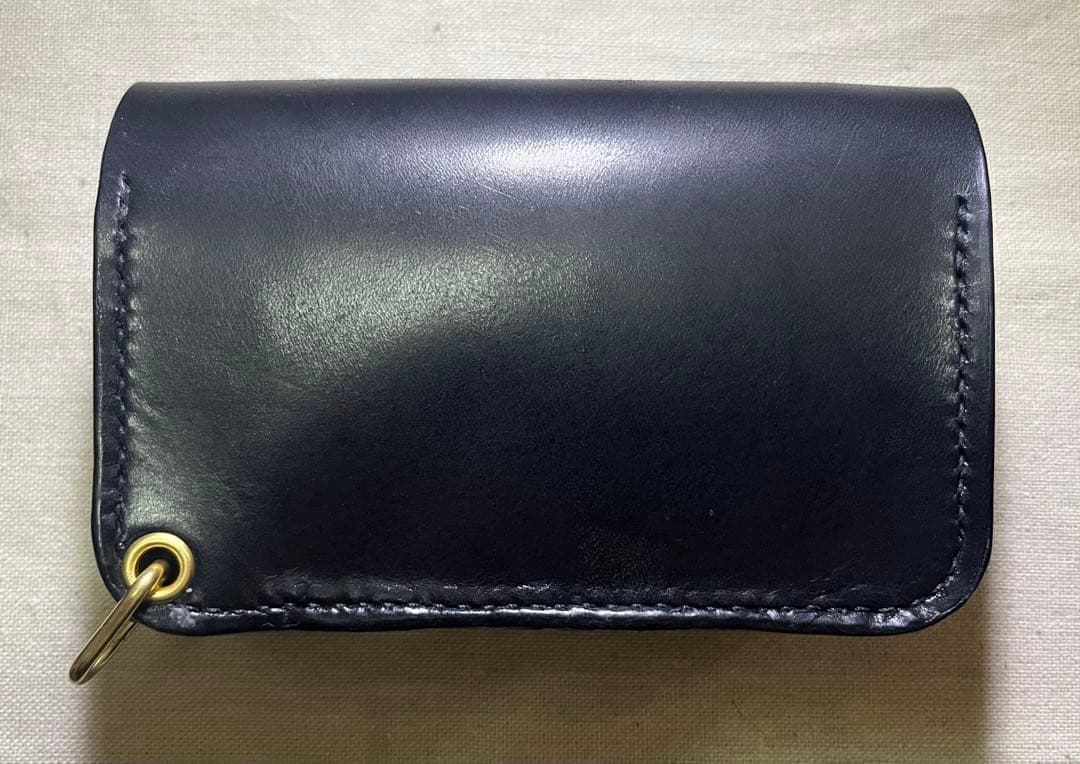 ミドル トラッカーウォレット 姫路レザー フルタンニン オイルワックス