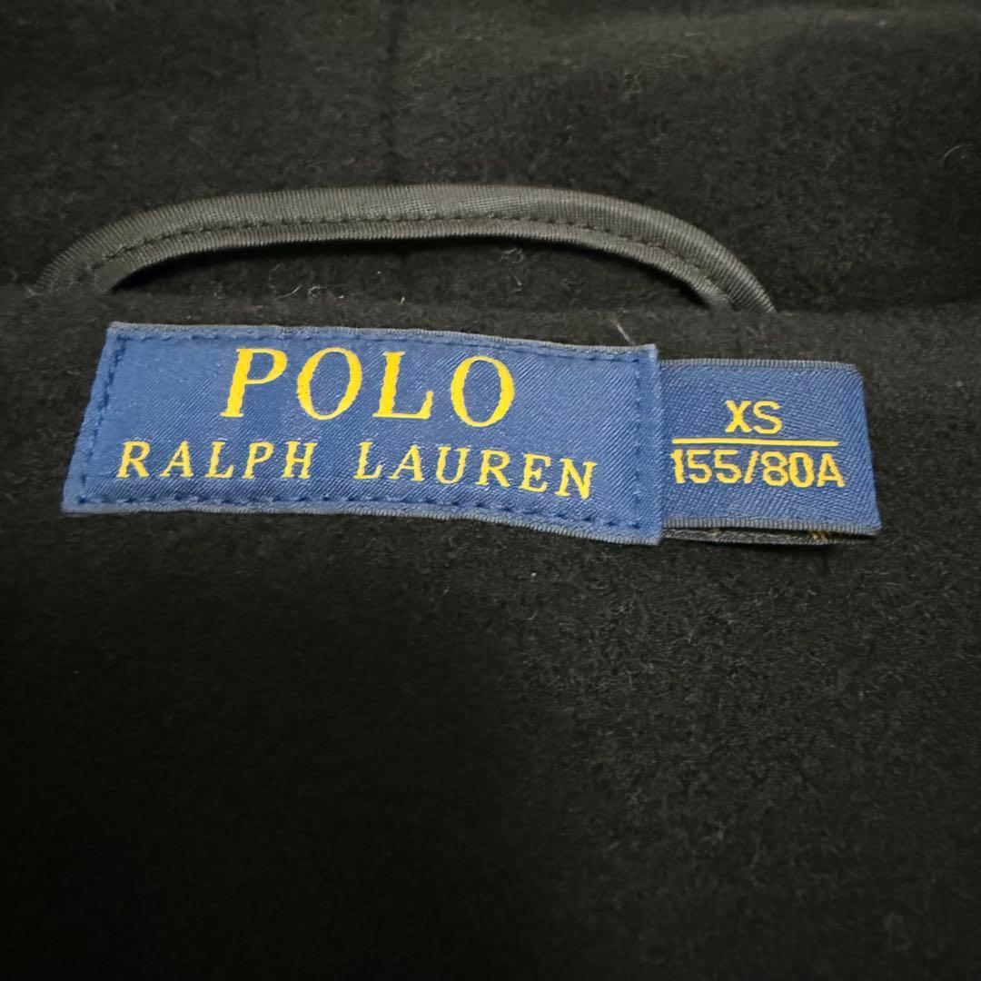 【極美品】ポロラルフローレン ステンカラー スタンドロングコート ウール XS