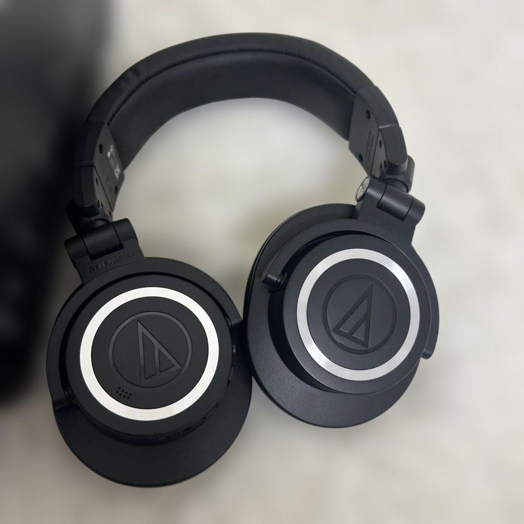【未使用級】オーディオテクニカ　ATH-M50xBT2 ワイヤレスヘッドホン　黒