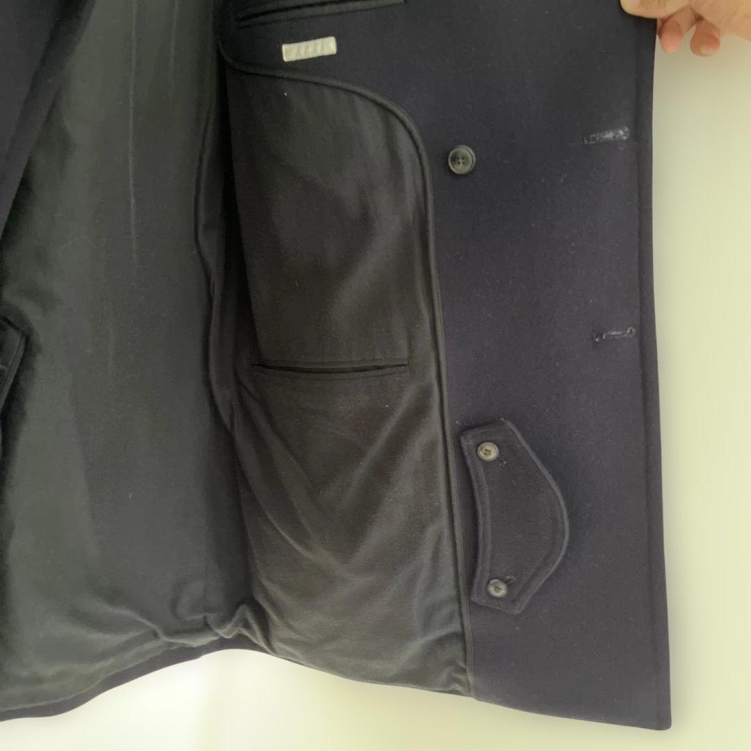 K*i様 コモリ キャバリーメルトンダブルブレステッドコート サイズ3