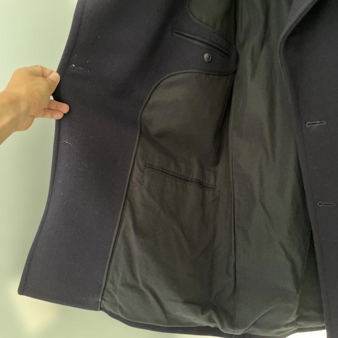 K*i様 コモリ キャバリーメルトンダブルブレステッドコート サイズ3