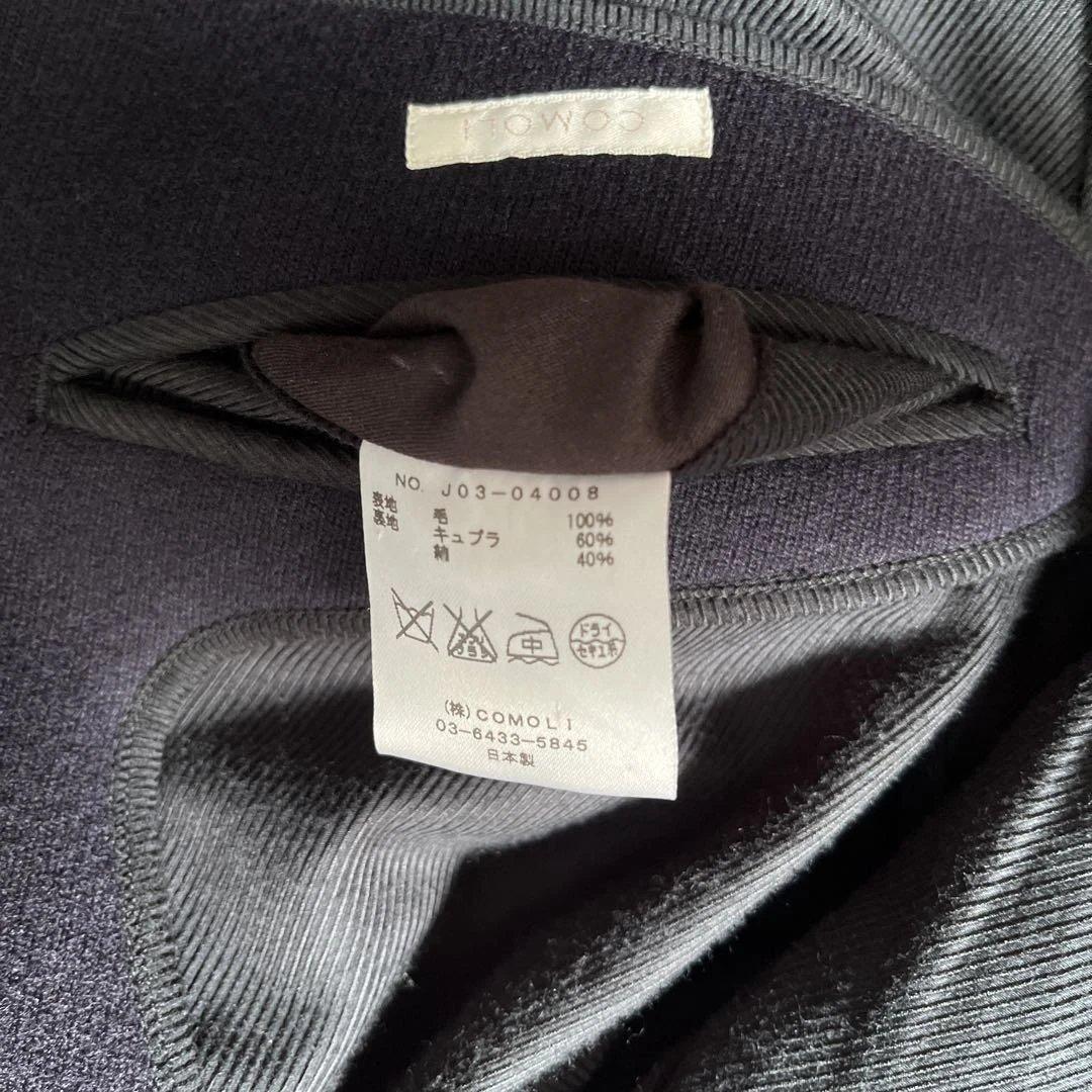 K*i様 コモリ キャバリーメルトンダブルブレステッドコート サイズ3