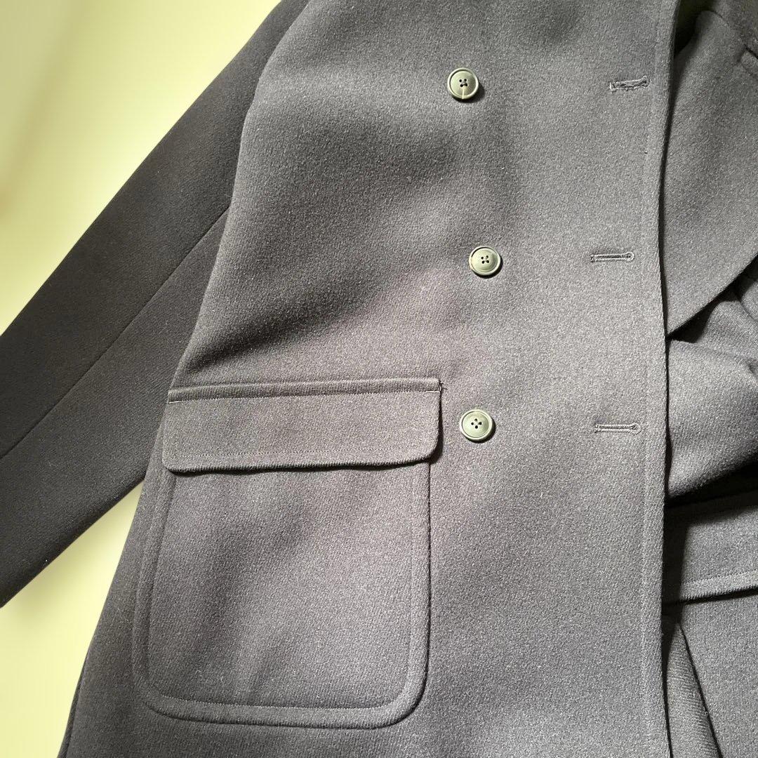 K*i様 コモリ キャバリーメルトンダブルブレステッドコート サイズ3