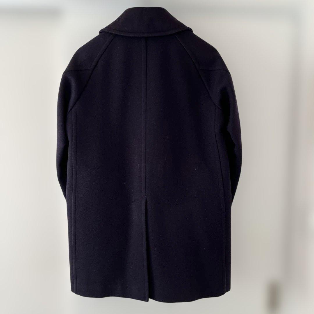 K*i様 コモリ キャバリーメルトンダブルブレステッドコート サイズ3
