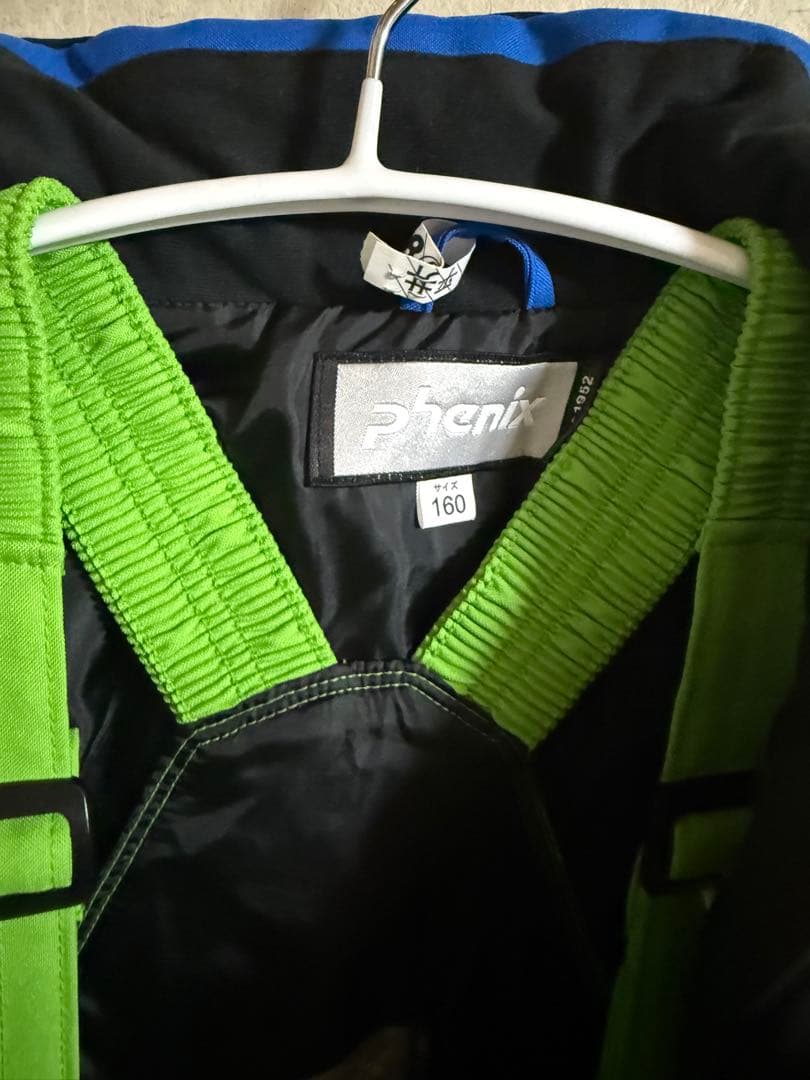 子ども用スキーウェア 黒/緑 Phenix 160㎝