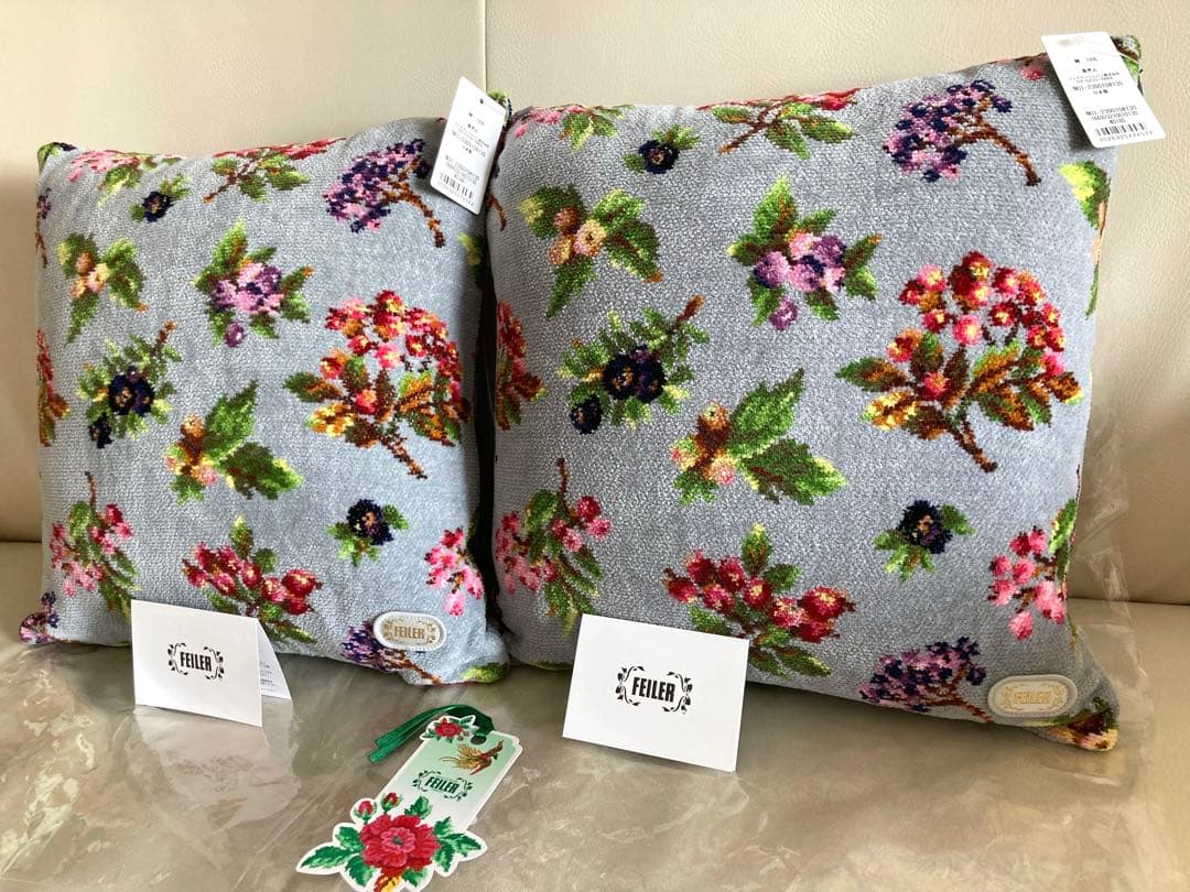 フェイラー ノアルージュ クッション　2個セット