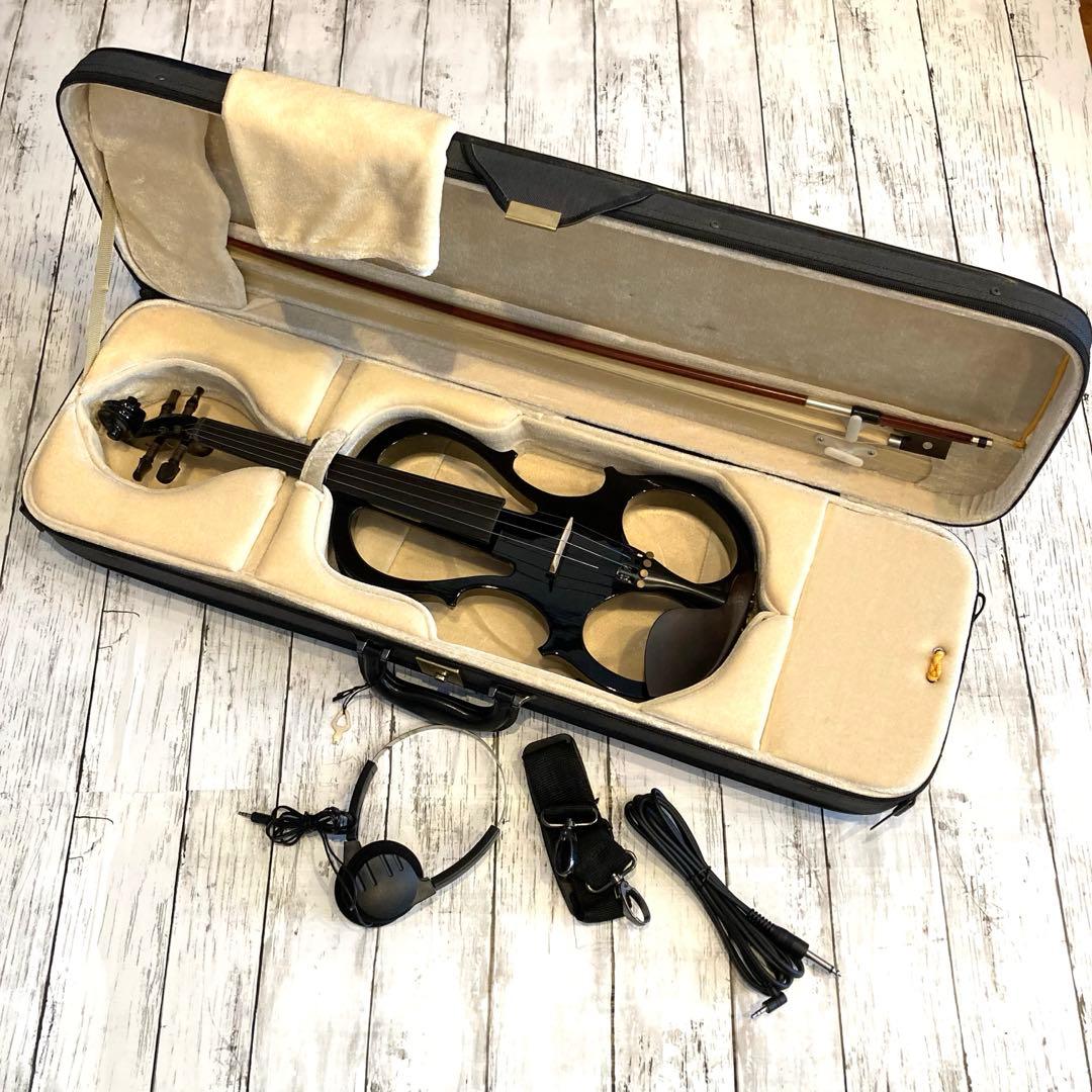 サイレント エレキ バイオリン ヴァイオリン HVPV-30 4/4