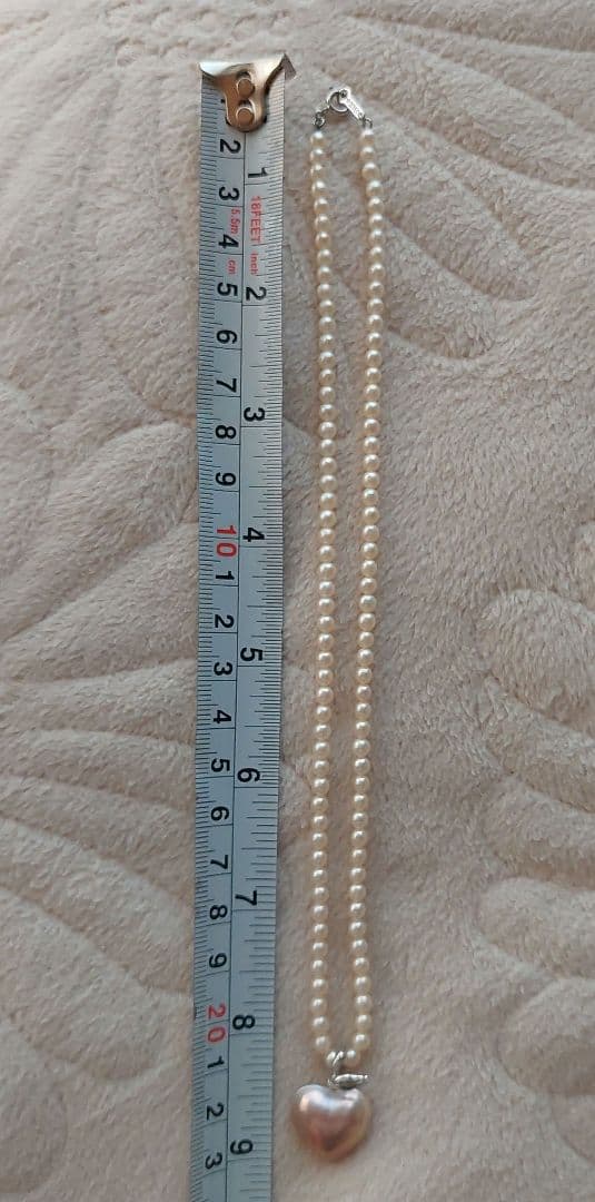 【美品】TASAKIネックレス ハート 保証書付き