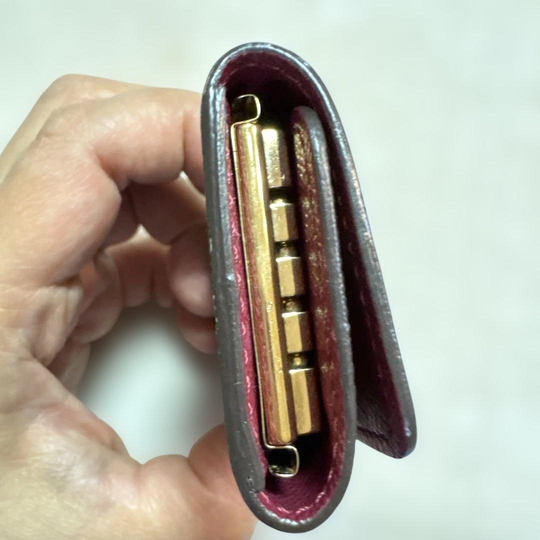 Louis Vuitton キーケース ブラウン/パープル