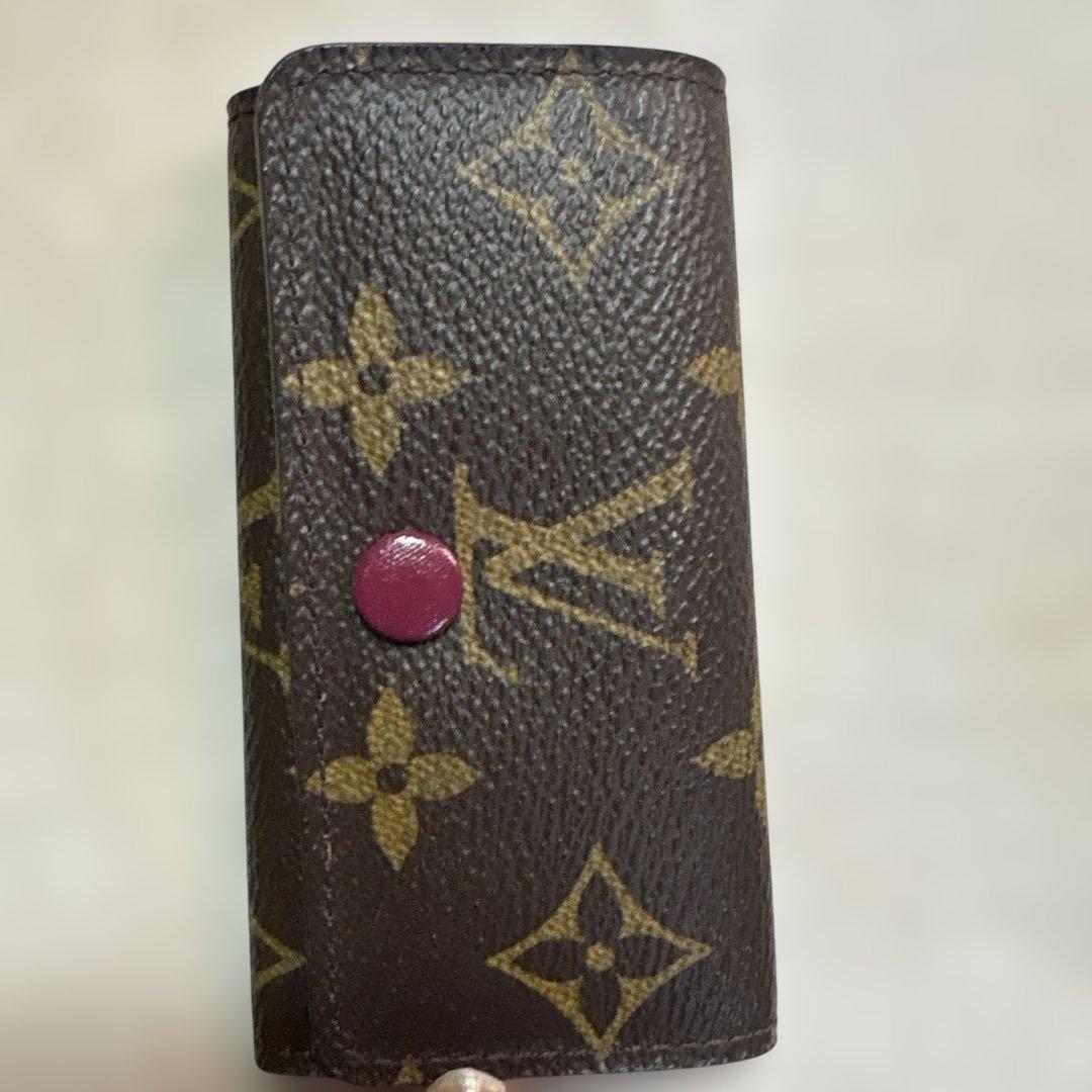 Louis Vuitton キーケース ブラウン/パープル