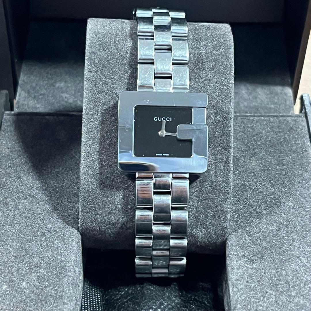 308 GUCCI 時計　レディース 3600L Gロゴ Gフェイス　スクエア