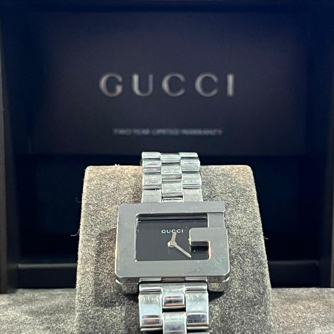308 GUCCI 時計　レディース 3600L Gロゴ Gフェイス　スクエア