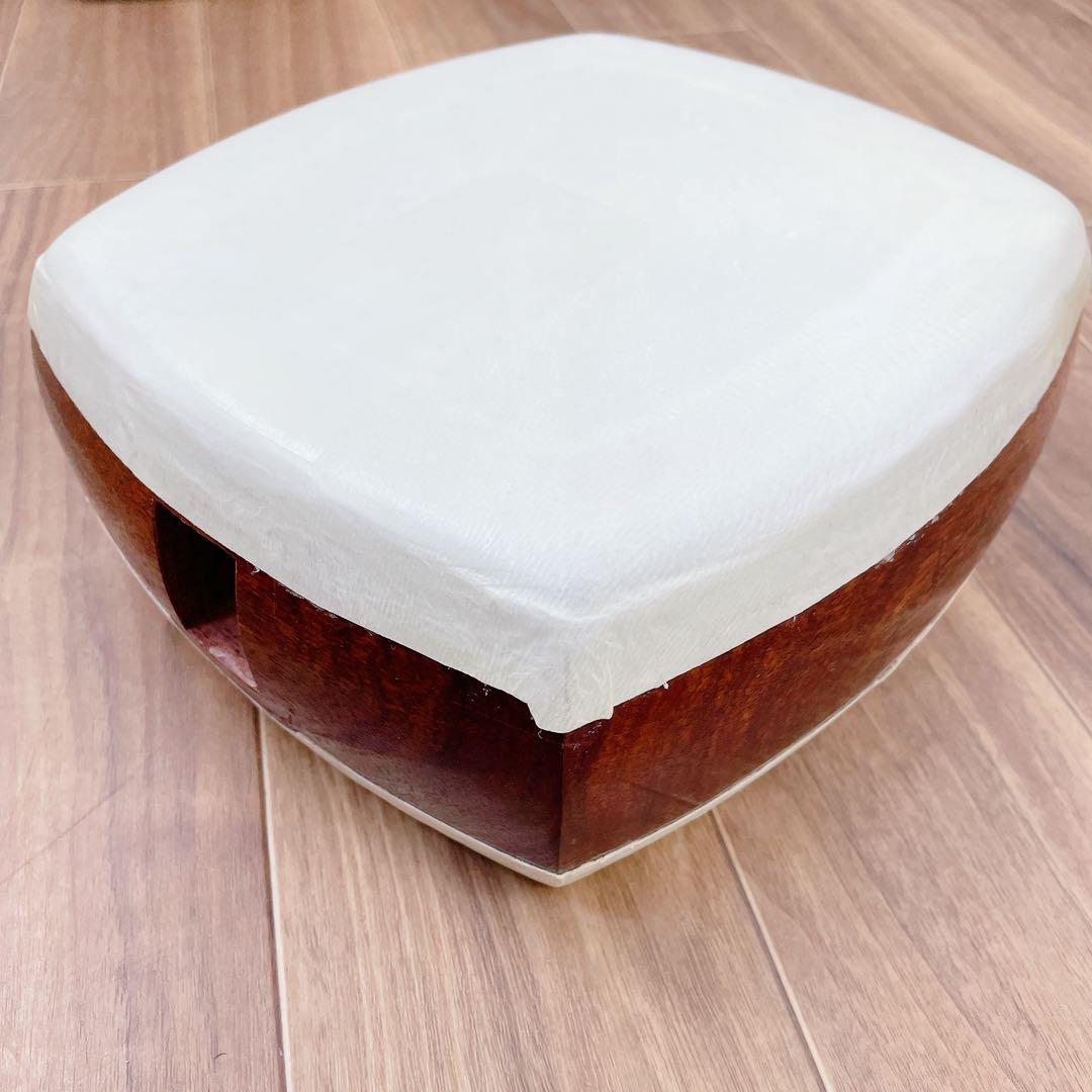 津軽三味線 太棹 段違い二本溝 東さわり トチ紅木 綾杉彫り