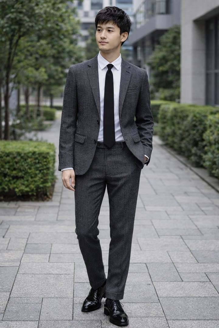 近年 XL UNITED TOKYO ヘリンボーン スーツ セットアップ 秋冬