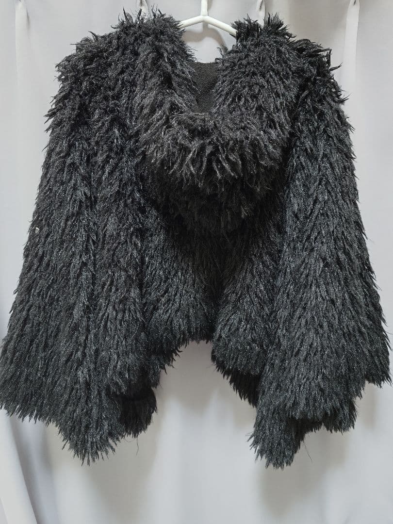 Qutie Frash リバーシブルファーポンチョ