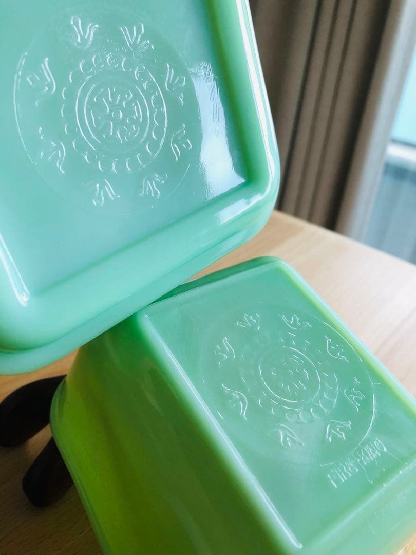 【FireKing・激レア】ジェダイ リフリッジレーター フィルビー・2点セット