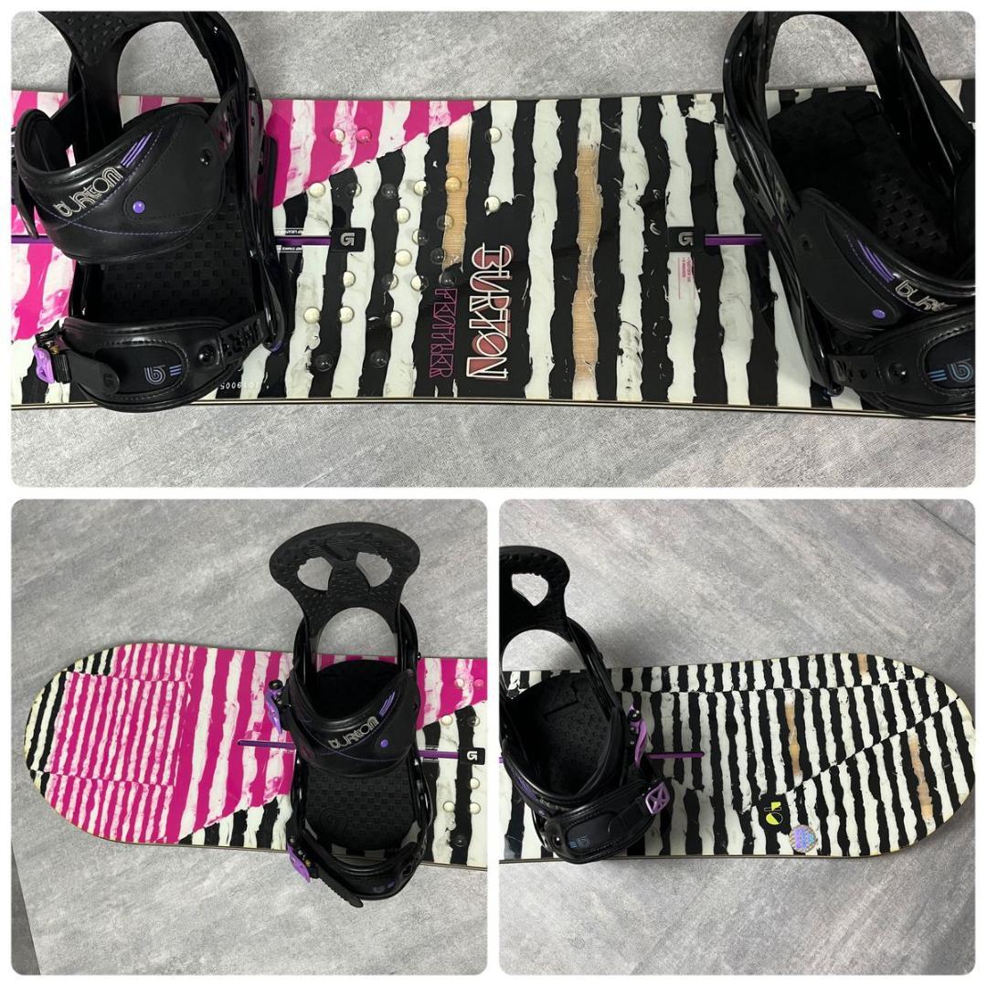 バートン FEATHER レディース スノーボード3点セット 脱初心者 グラトリ