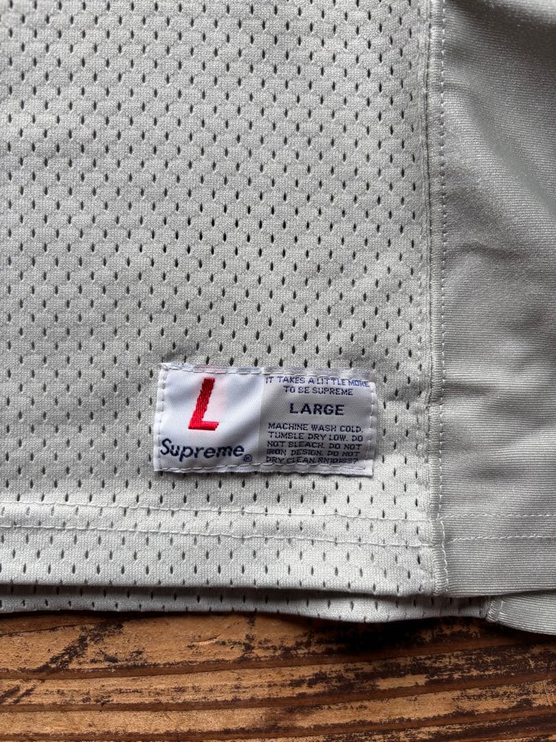 2012 old Supreme フットボールシャツ L グレー