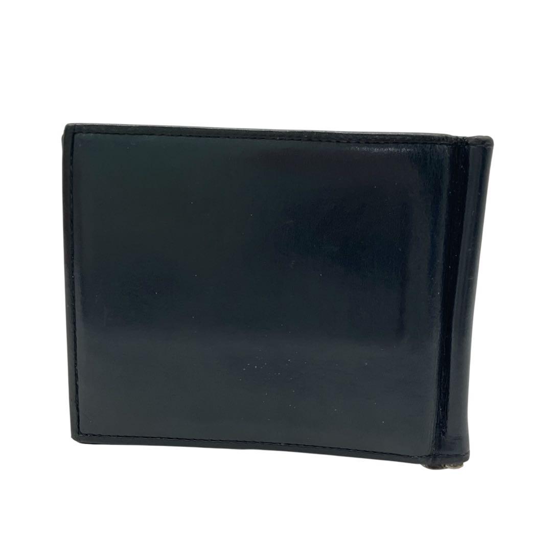 美品 PORTER ポーター PLUME 二つ折り マネークリップ レザー 黒