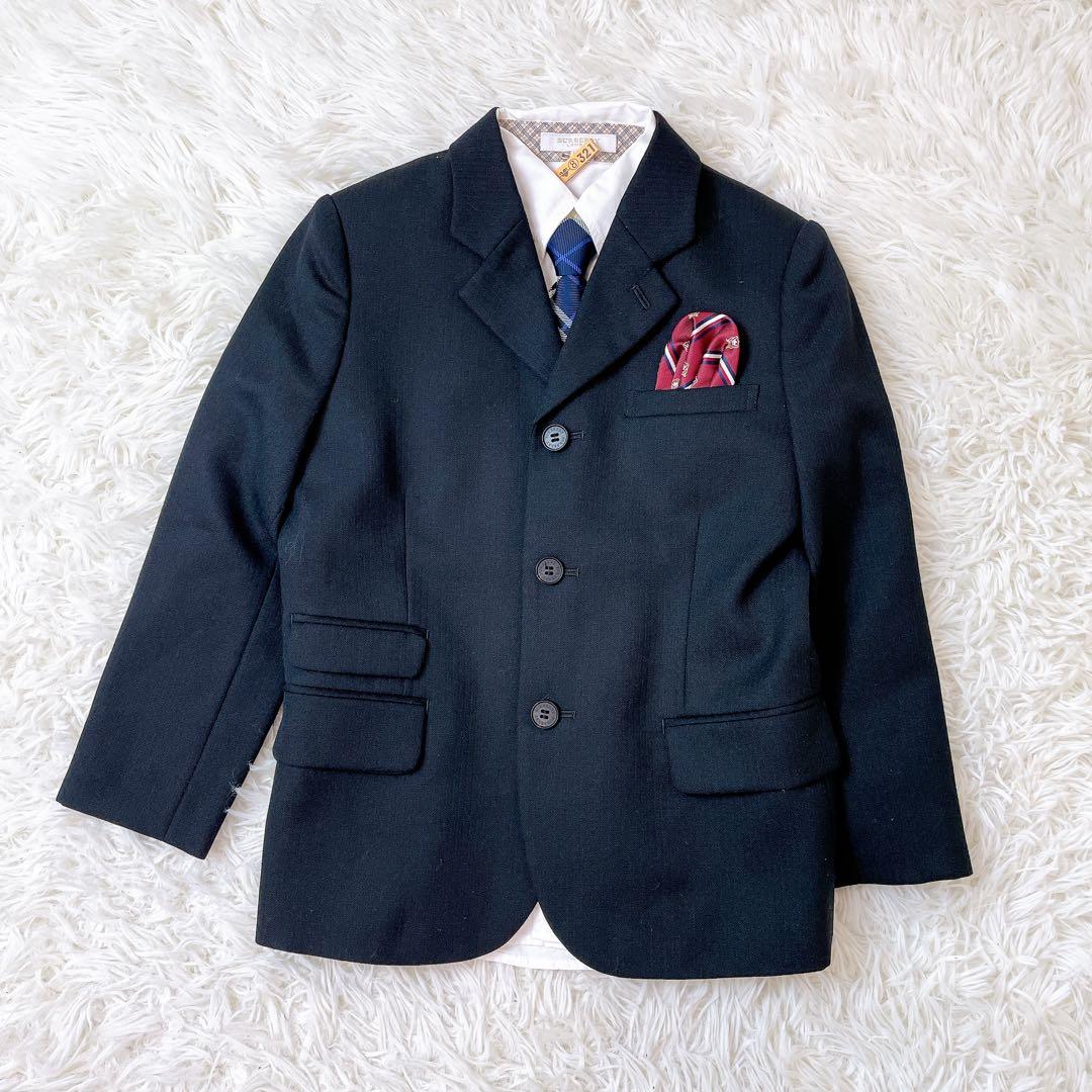 極美品✨Burberry 子供服 フォーマルスーツ フルセット 5点 120㎝