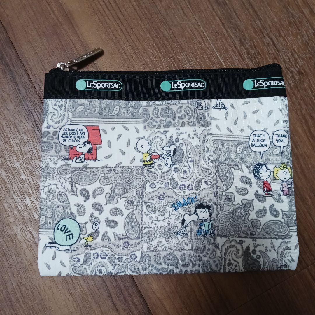 2743　レア　レスポートサック　スヌーピー　ショルダーバッグ　ポーチ付　未使用