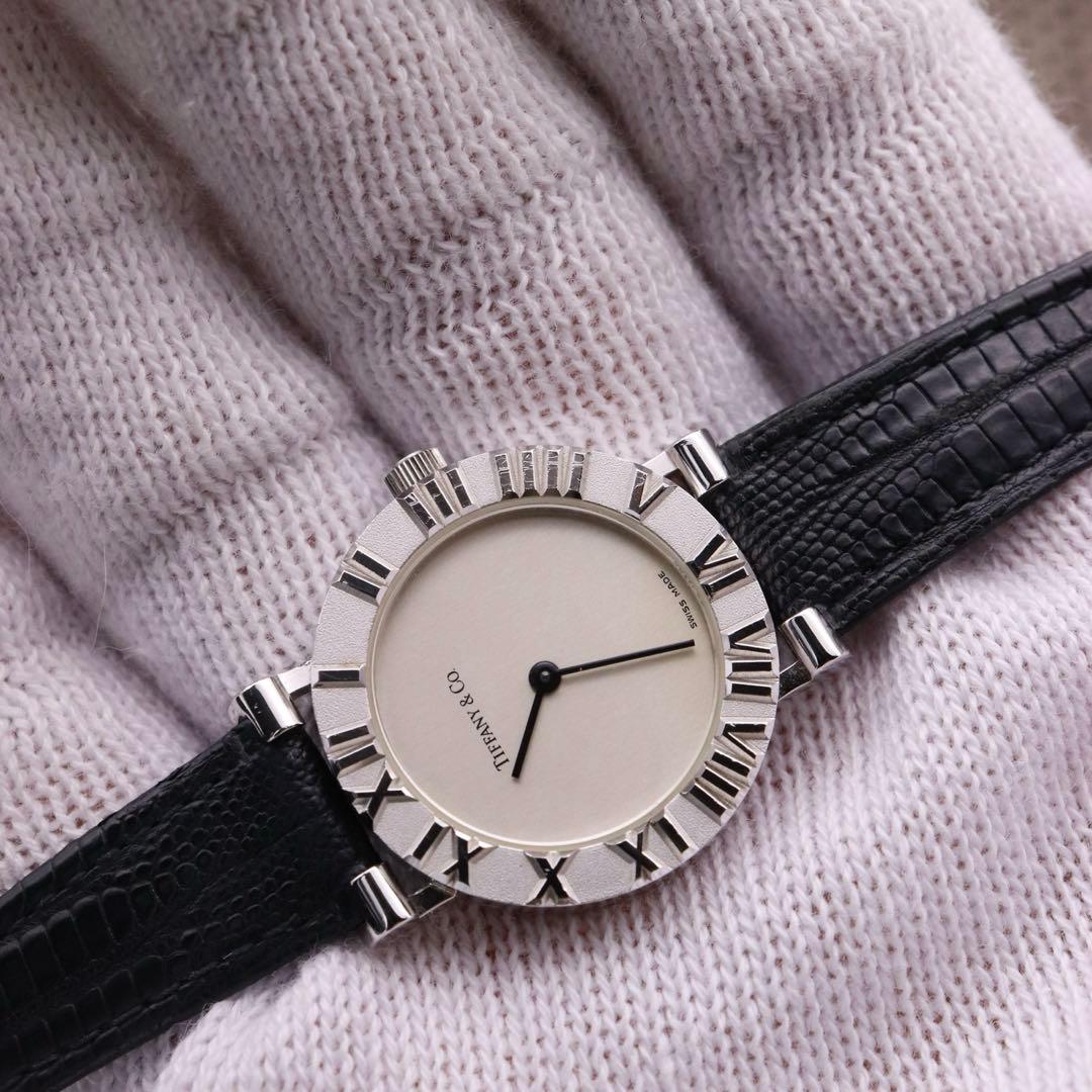 付属品付き【未使用品】Tiffany アトラスミニ/L0640 新品電池 美品