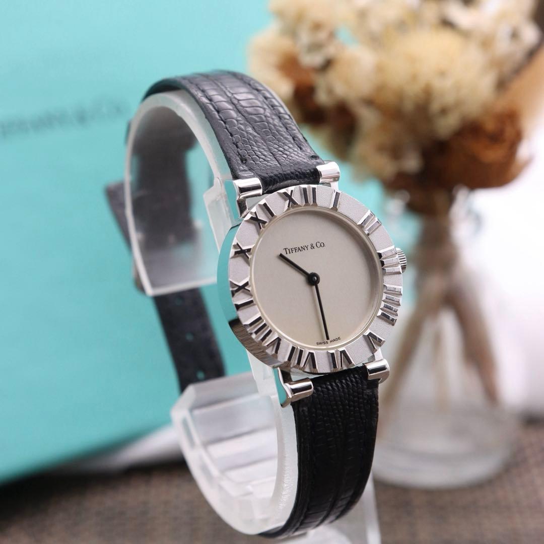 付属品付き【未使用品】Tiffany アトラスミニ/L0640 新品電池 美品