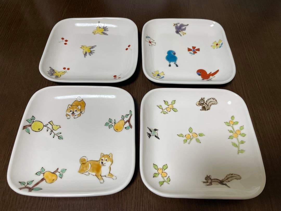 【内村七生】パン皿(小) 4枚セット