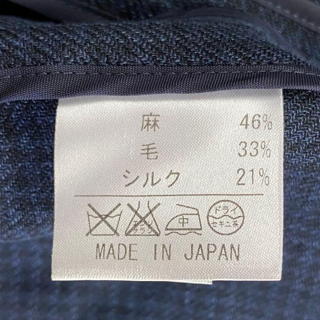 Leilian ✨ゼニア 生地使用✨ リネン シルク テーラードジャケット