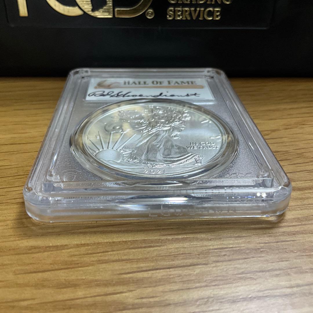 【新品】Silver Eagle シルバーイーグル銀貨2021PCGS MS70